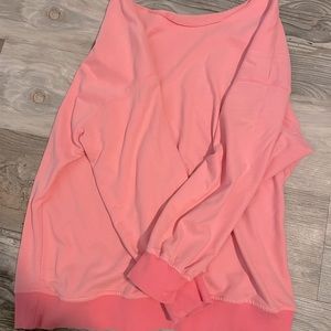 Oversized Bright Pink Long Sleeve